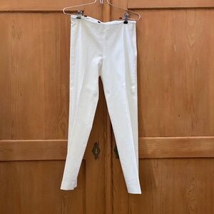 Theory Belisa Cotton-blend Slim Pants Sz 0